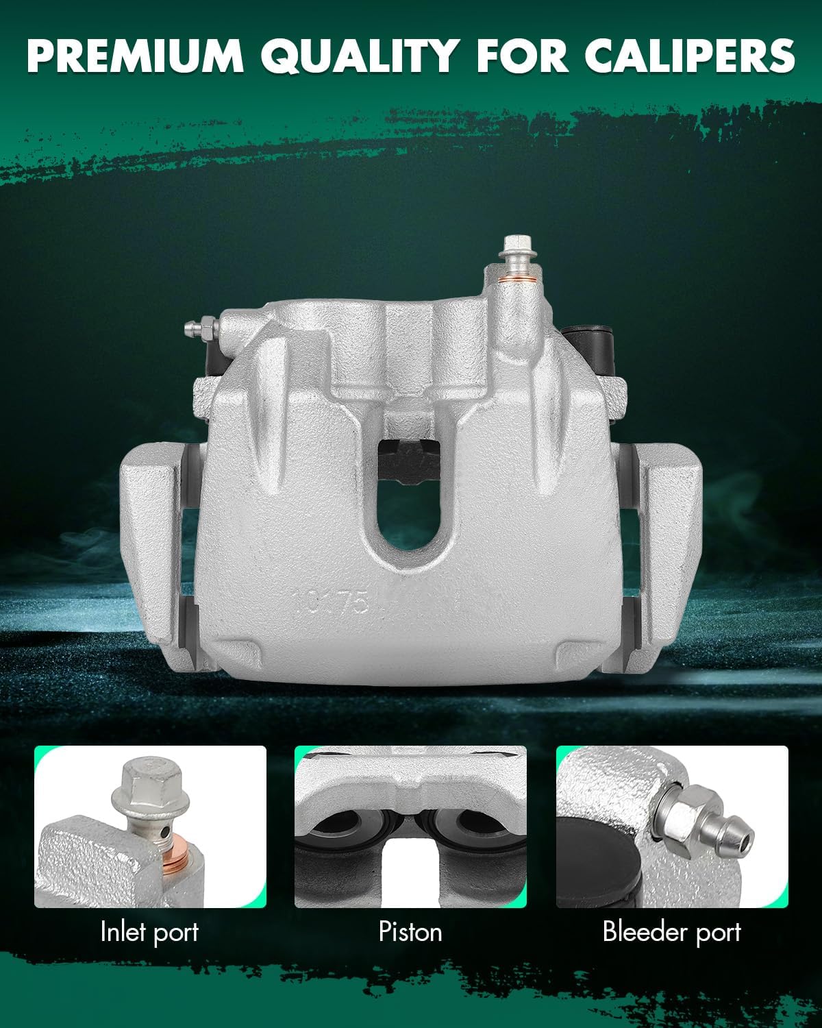 SCITOO 18B5297A Front Left Disc Brake Caliper Assembly w/Bracket for Dodge for Durango 2011-2018,for Jeep for Grand Cherokee 2011-2020