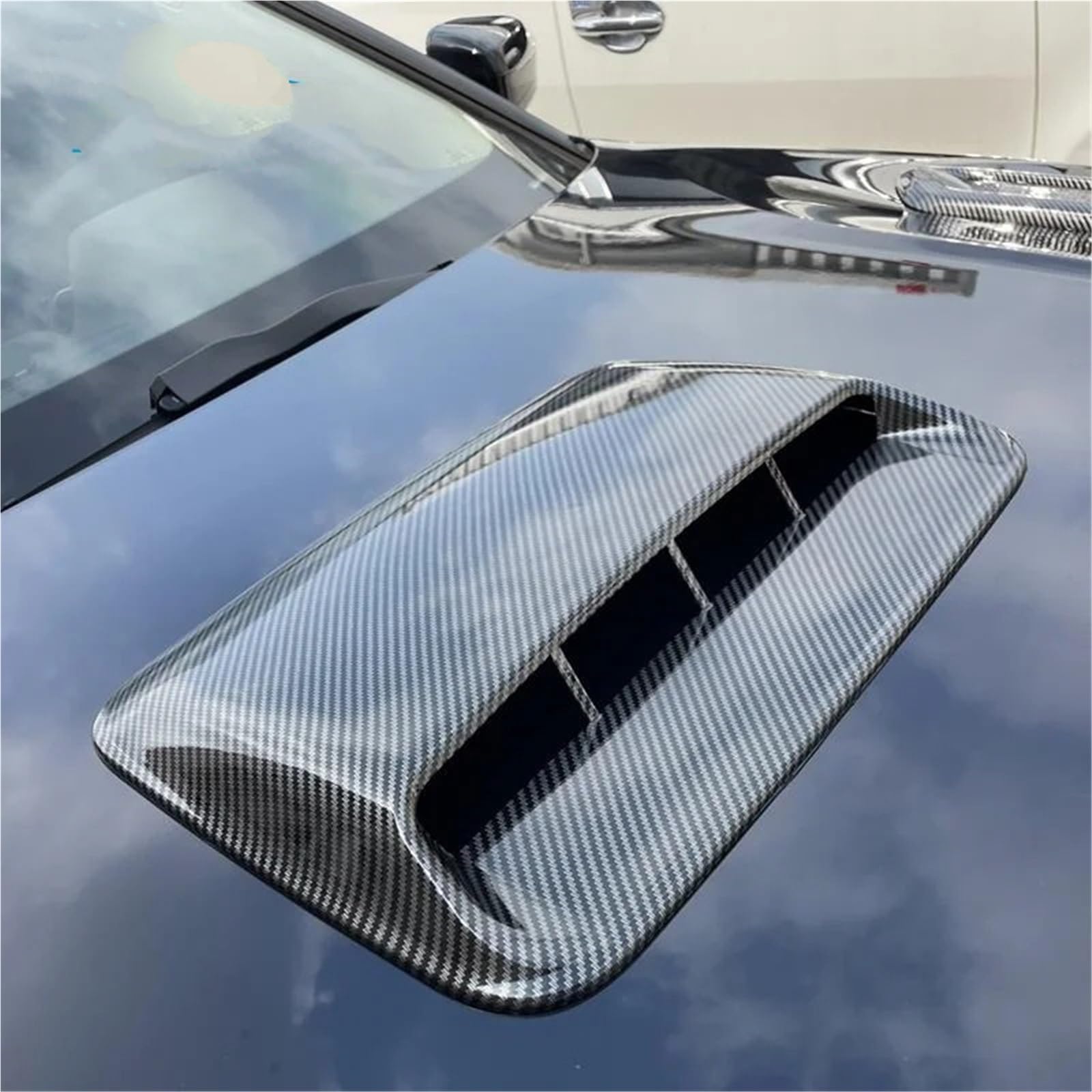Pasuje Do BMW Audi Benz Maska Wloty Powietrza Wlot Samochodu Akcesoria 4x4(Black)