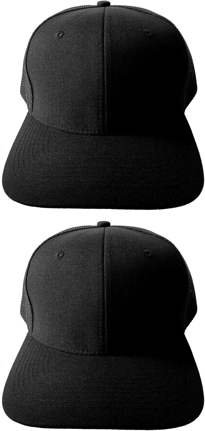 XXL Plus Size Trucker Hat Snapback Baseball Cap- Big Head Fit Up to Size 8 Men's Mesh-Back Ball Cap