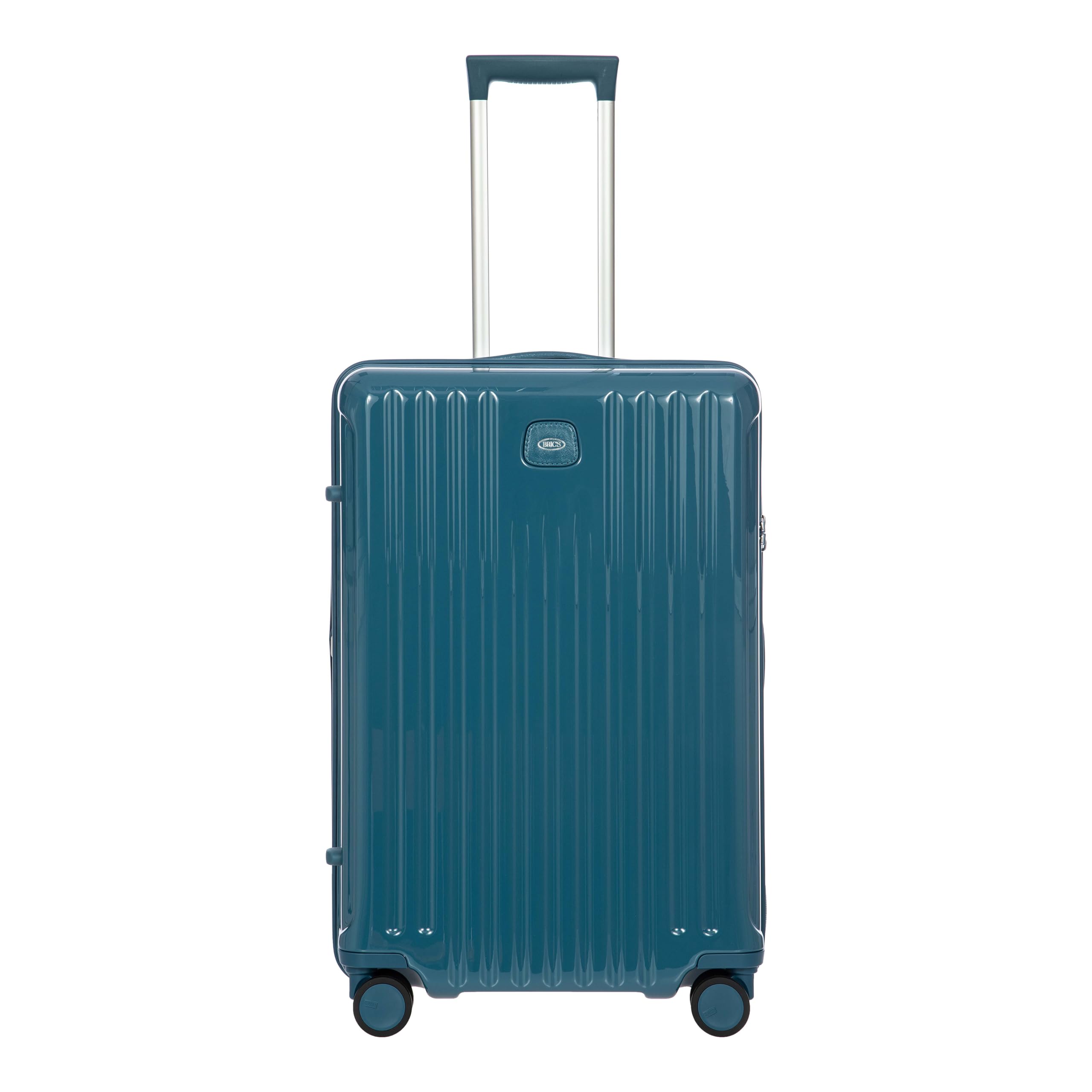 Positano Spinner - Expandable Luxury Checked Luggage With Spinner Wheels - Lightweight Suitcases Made From Durable Polycarbonate - Protector Cover Included - 27 Inch, Sea Green