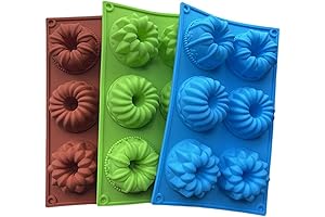 Six-Piece Angel Flower Hollow Donut Mold for Delightful Treats