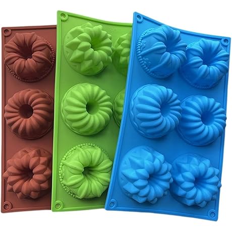 Six-Piece Angel Flower Hollow Donut Mold for Delightful Treats