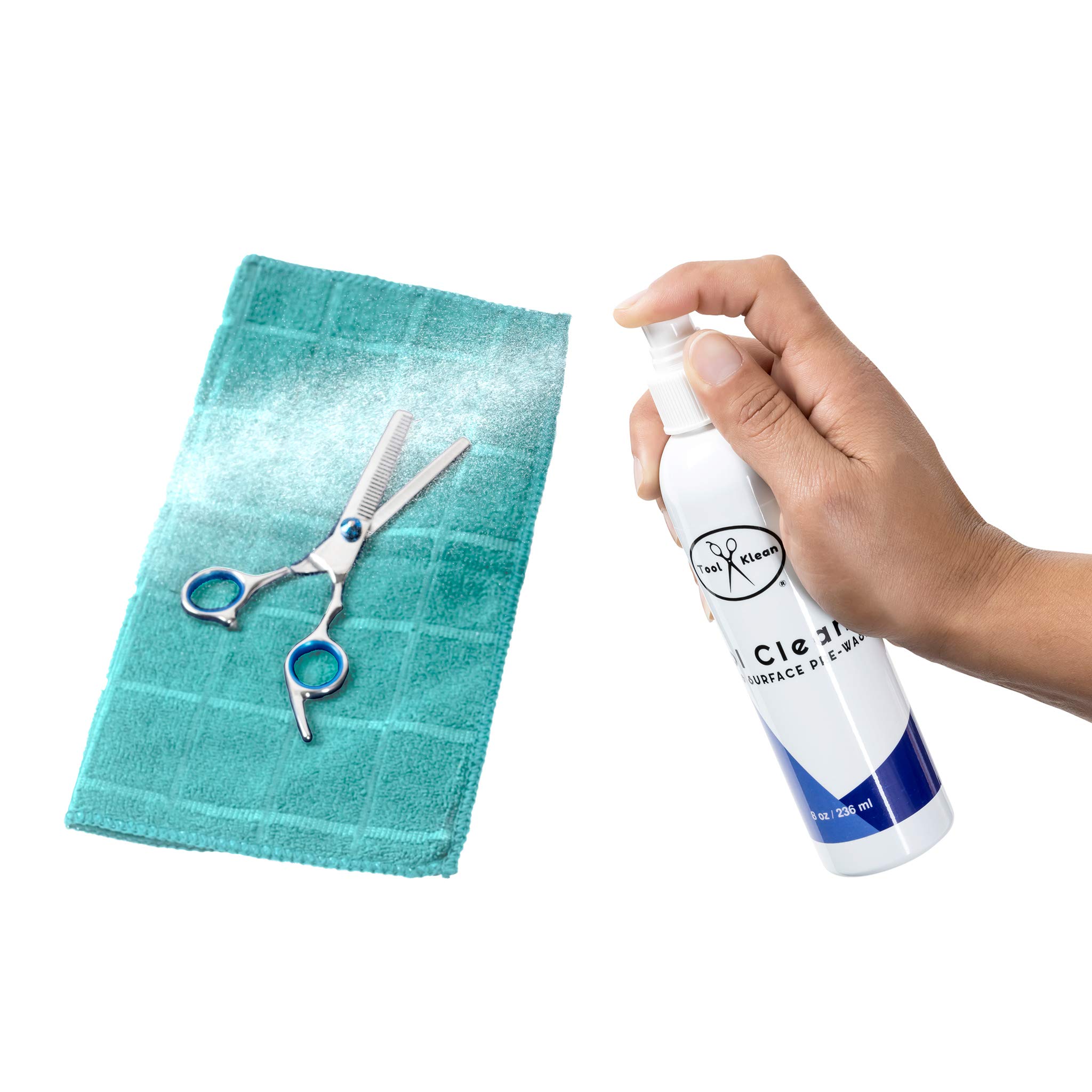 Tool CleanR Tool and Surface Cleaner - Spray on Blade Wash - Prewash Spray for Removing Dirt, Grime, and Debris from Surfaces, Clippers, Blades and Professional Grooming Tools - 8oz