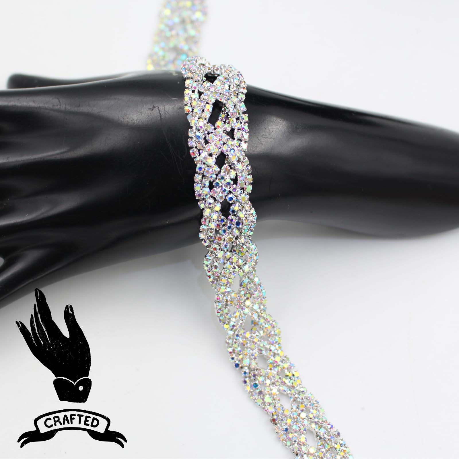 1 Yard Rhinestone Trim Chain - Image 3