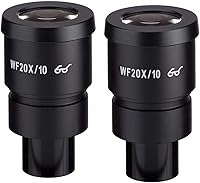 Vista 5 de AmScope Cabeza estéreo del microscopio del poder del zoom trinocular de SM7180T 7X-180X