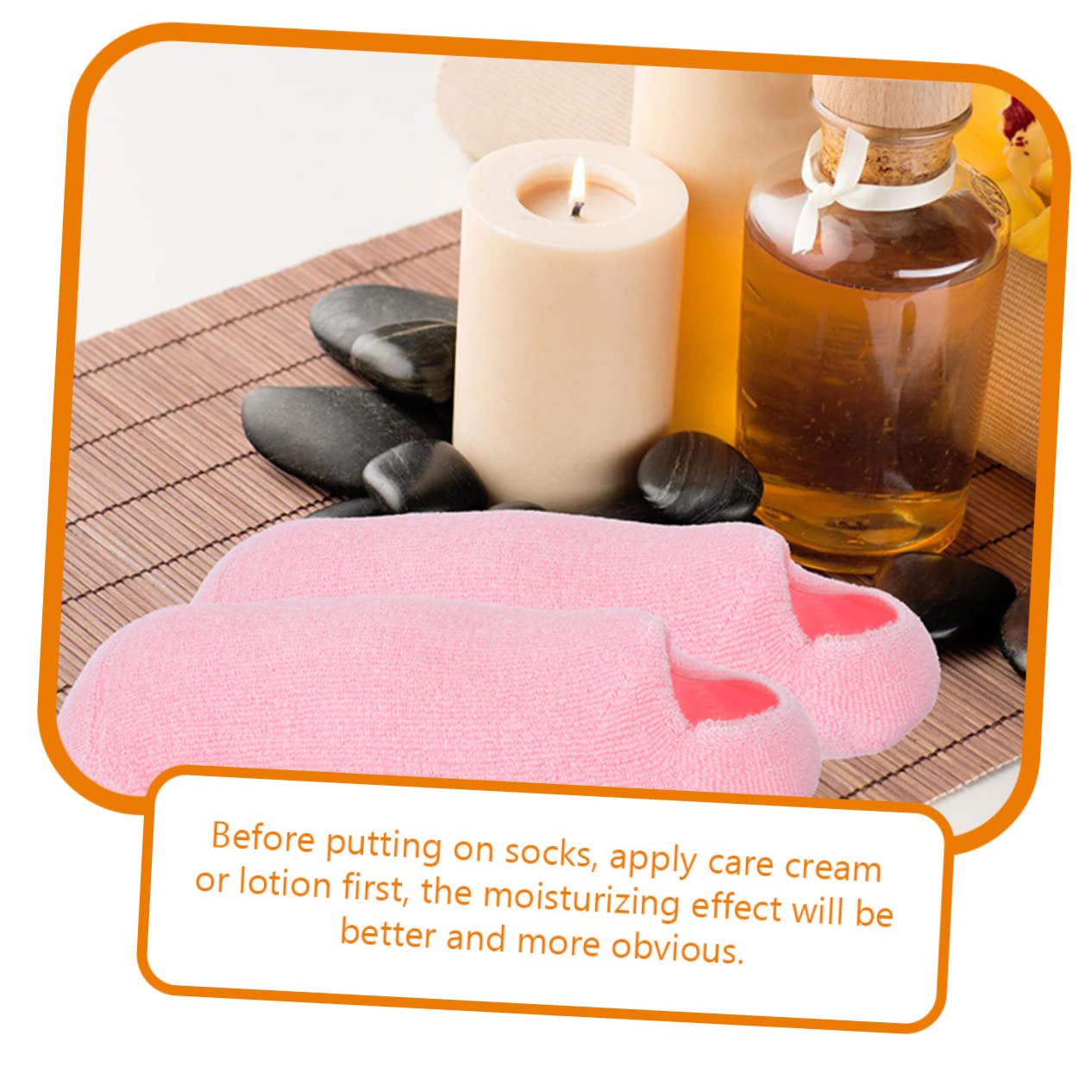 3paia Socks Idratanti Gel Per Dei Piedi Calze Termiche e Antiscivolo Per Spa e Riposo Riparazione Della e Talloni Screpolati