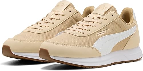 Puma Baskets légères R78 Unisexes, Sand Dune Puma Toile Blanche, 46 EU