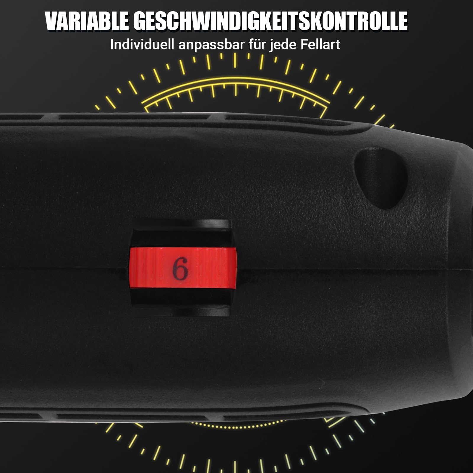 Cortacésped eléctrico para ovejas, cortapelos ovejas 690 W, 6 velocidades ajustables profesionales para afeitar, ovejas, animales lanas, cabras, cuchillas intercambiables, potente motor (Negro)