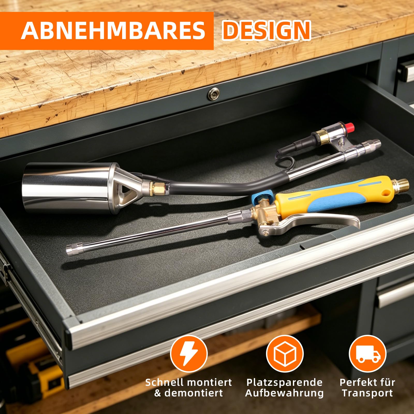 Bruciatore per erbacce con tubo di gas propano da 5 metri, 1070 °C, dispositivo di accensione piezoelettrica, bruciatore a gas per giardino, erbacce