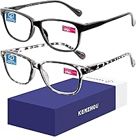 Vista 25 de K KENZHOU Lentes de luz azul para mujeres y hombres, lentes de bloqueo de luz azul para teléfonos de juegos de computadora, antifatiga ocular