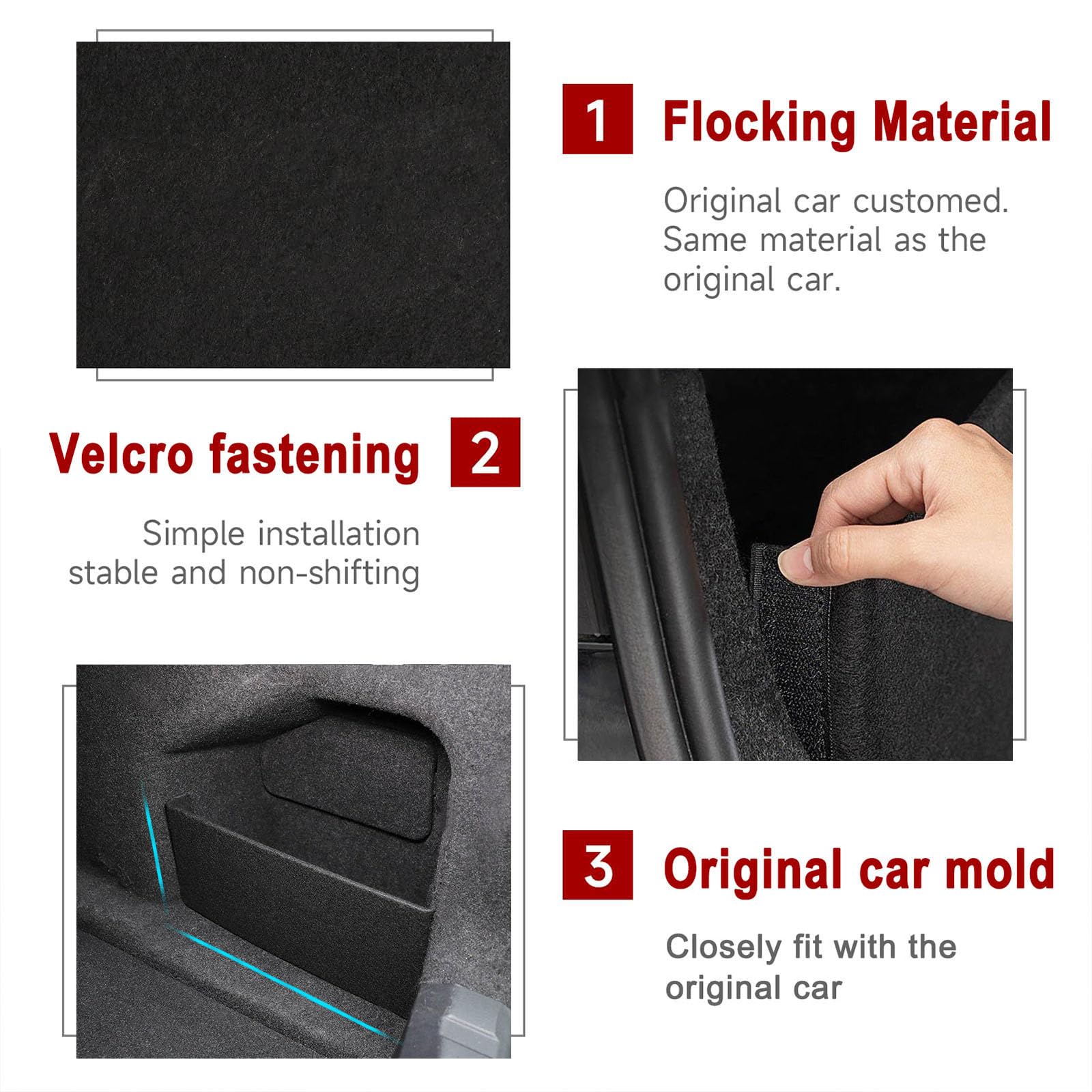 Amazon.com: POLLHS 2 Pcs Car Trunk Side Organizer Divider for