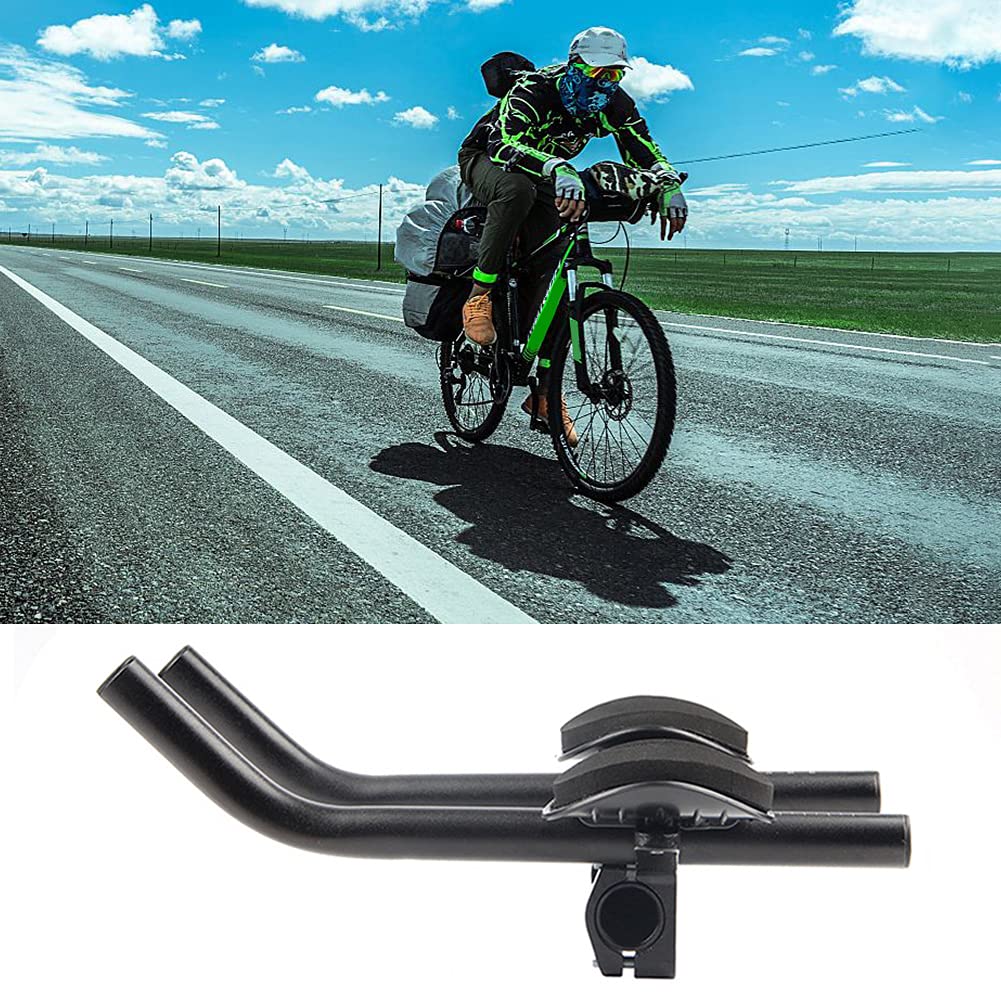 fahrradlenker armauflage Luckxing Armauflage, Entspannung Lenker Fahrrad Ruhe Lenkeraufsatz Aero Lenker Lenker Fahrrad TT Für Rennräder Und Mountainbike Fahrrad Radfahren Aluminiumlegierung (Schwarz) Sport & Freizeit Größe:Xs Abus E-Bike Helm Pedelec letrigo