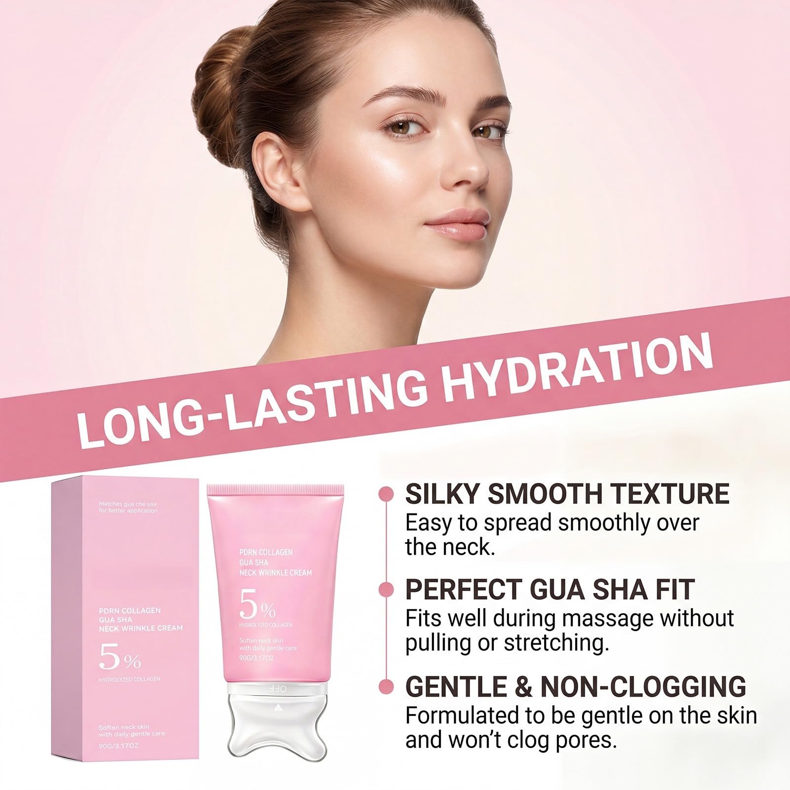 Crema idratante viso con Gua Sha, cura quotidiana