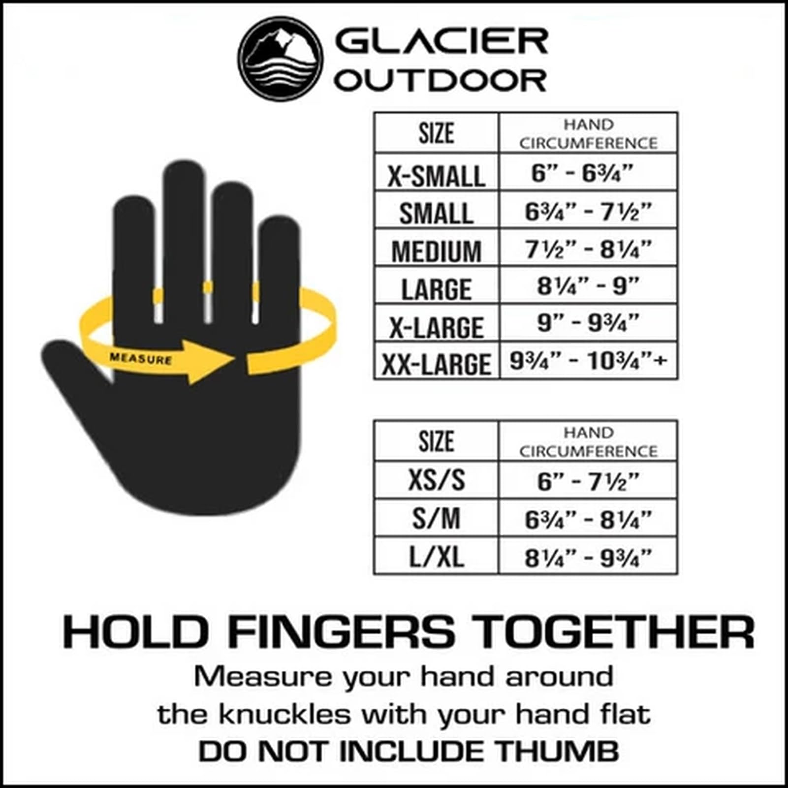 Glacier Glove Pro Waterfowler - Guantes de neopreno impermeables - 824MA L-1, Large, Max 5