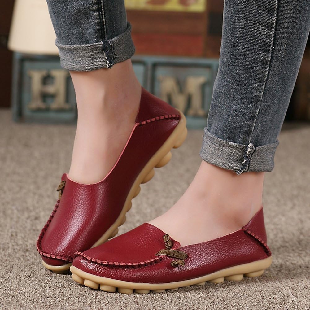 VenusCelia Women's Comfort Walking Cute Flat Loafer - Image 2