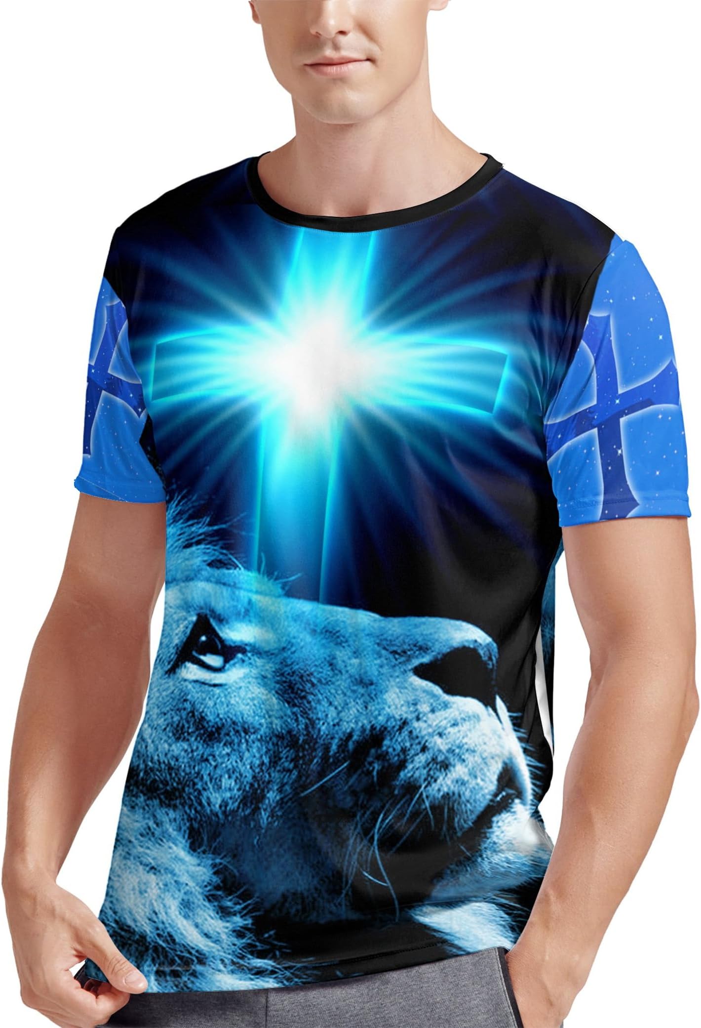 Mgyfady3D Novelty Adult O-Neck Short Sleeve Graphic Funny Tee Shirt Top