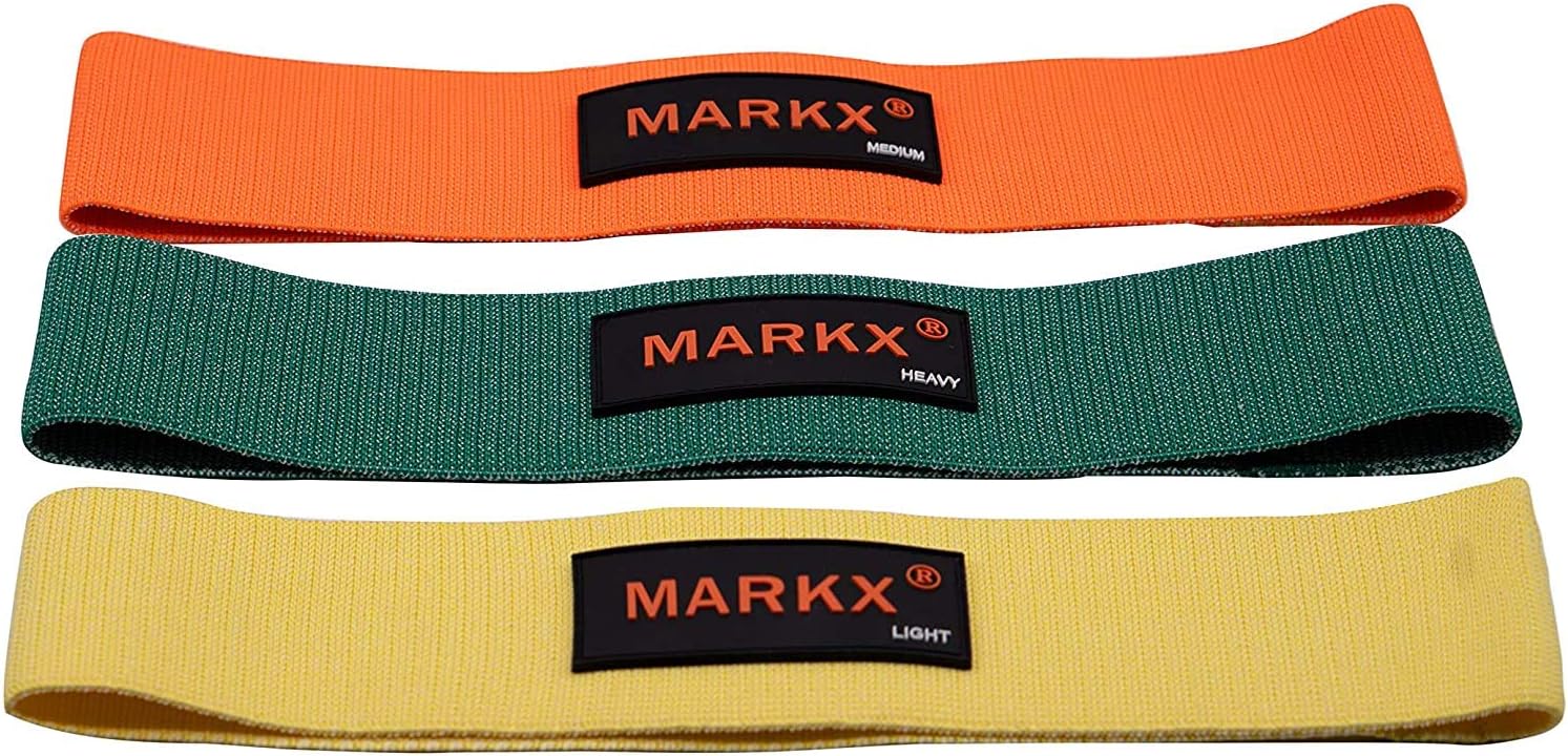 MARKX® Pack of 3 Resistance Bands, Exercise Bands Set with