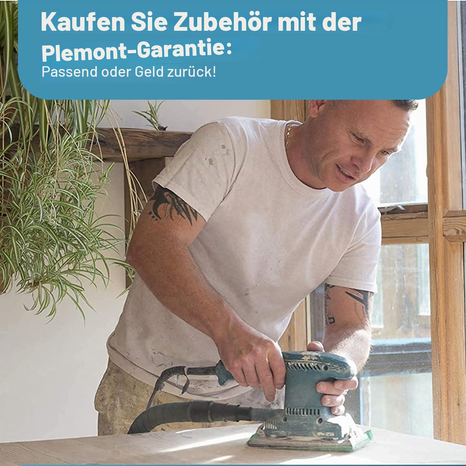 Staubsaugerschlauchadapter [3 Stück] für alle Werkstattsauger – Staubsaugeradapter für Schleifmaschine, Stichsäge, Kreissäge, Schwingschleifer – Reduzierstück
