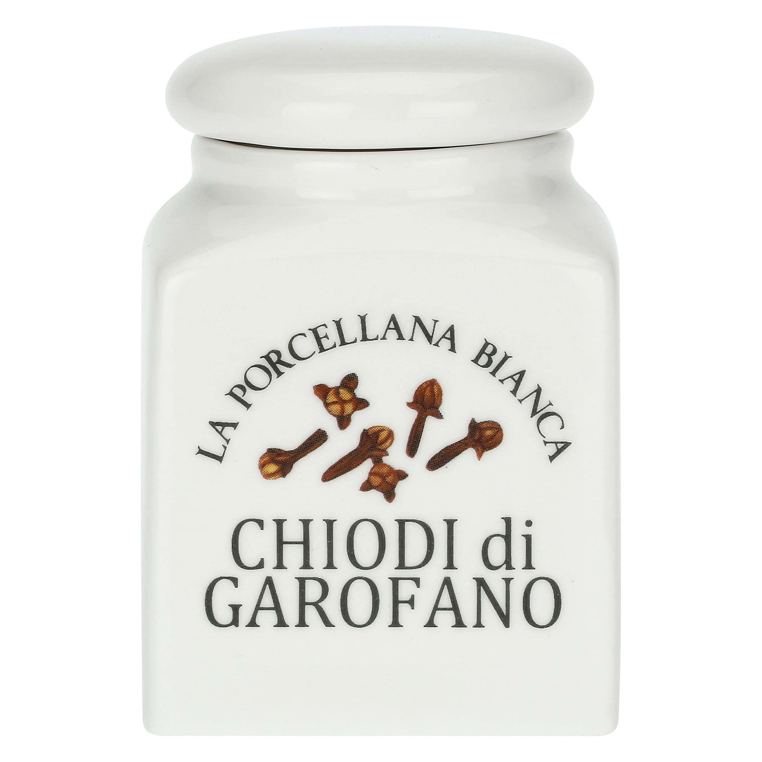 Porcellana Conserva Porcelain Covered Clove Container 6 oz in Gift Box