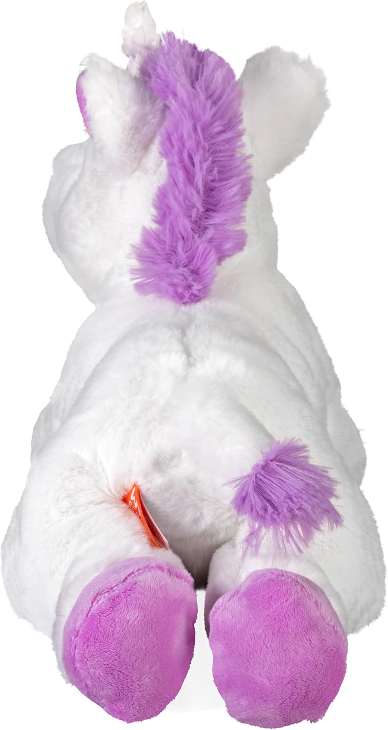 Wild Republic EcoKins Unicorn Stuffed Animal 12 inch, Eco Friendly Gifts for Kids, Plush Toy, Handcrafted Using 16 Recycled Plastic Water Bottles, 12 inches
