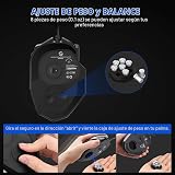 UtechSmart Venus Gaming Mouse RGB con cable, 16400 DPI de alta precisión láser programable MMO Ratones para juegos de computadora [Recomendación de IGN]