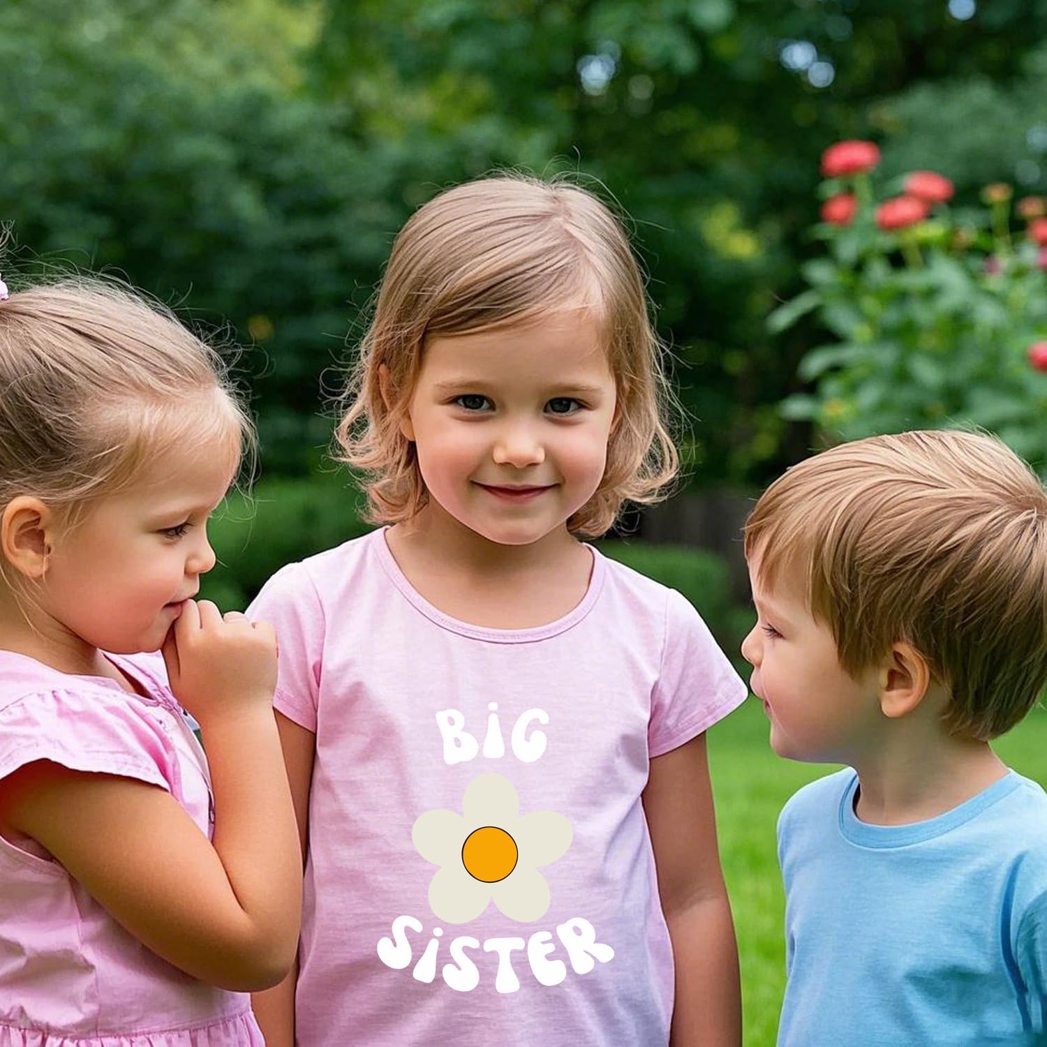 Big Sister Shirt Toddler Girls T-Shirt Promoted to Big Sister Clothes Outfit Announcement Tees Little Kids Top 2-7T - Image 2