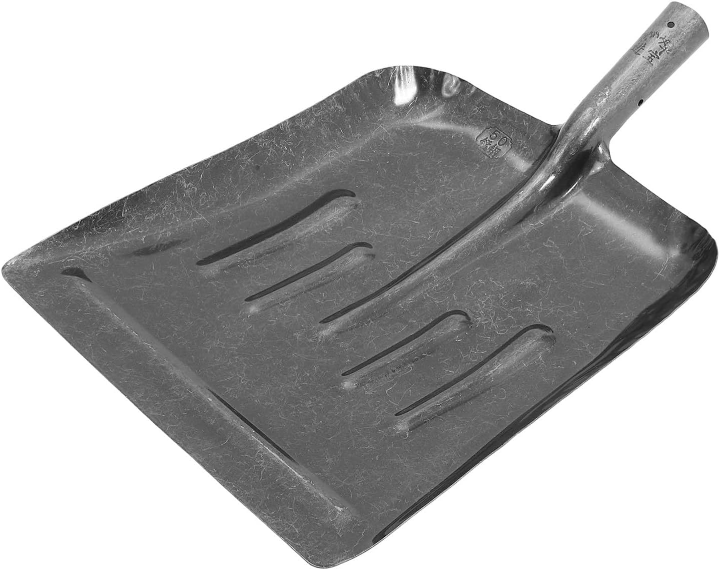 Heavy-Duty Garden Cleaning Shovel with Flat Manganese Steel Blade, Short Handle Outdoor Shovel for Digging, Edging, and Snow Removal in Lawn and Agricultural Use