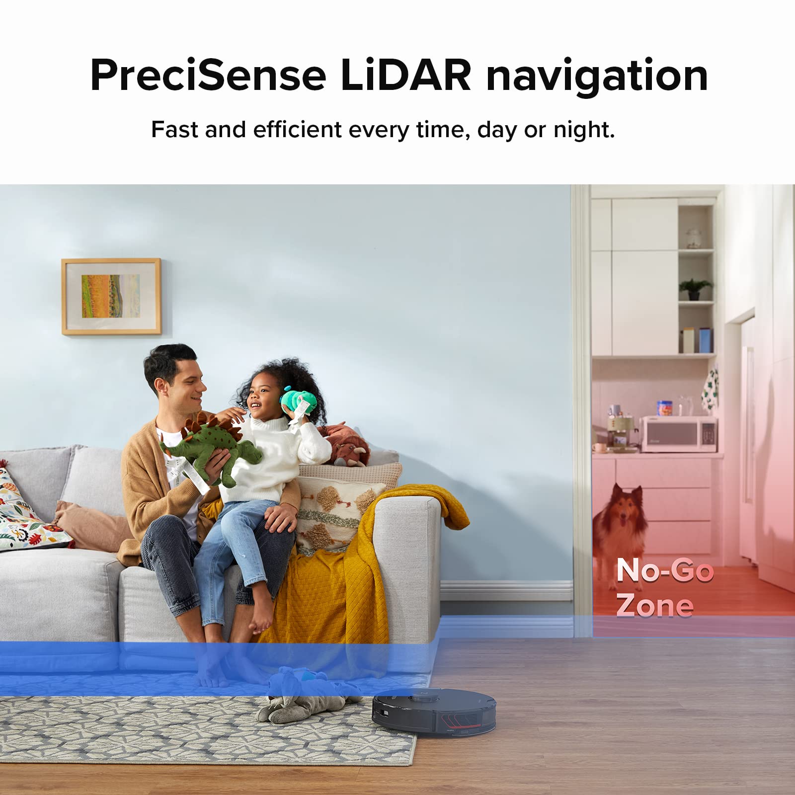 Roborock S7 MaxV Plus Robot Vacuum and Sonic Mop with AutoEmpty Dock