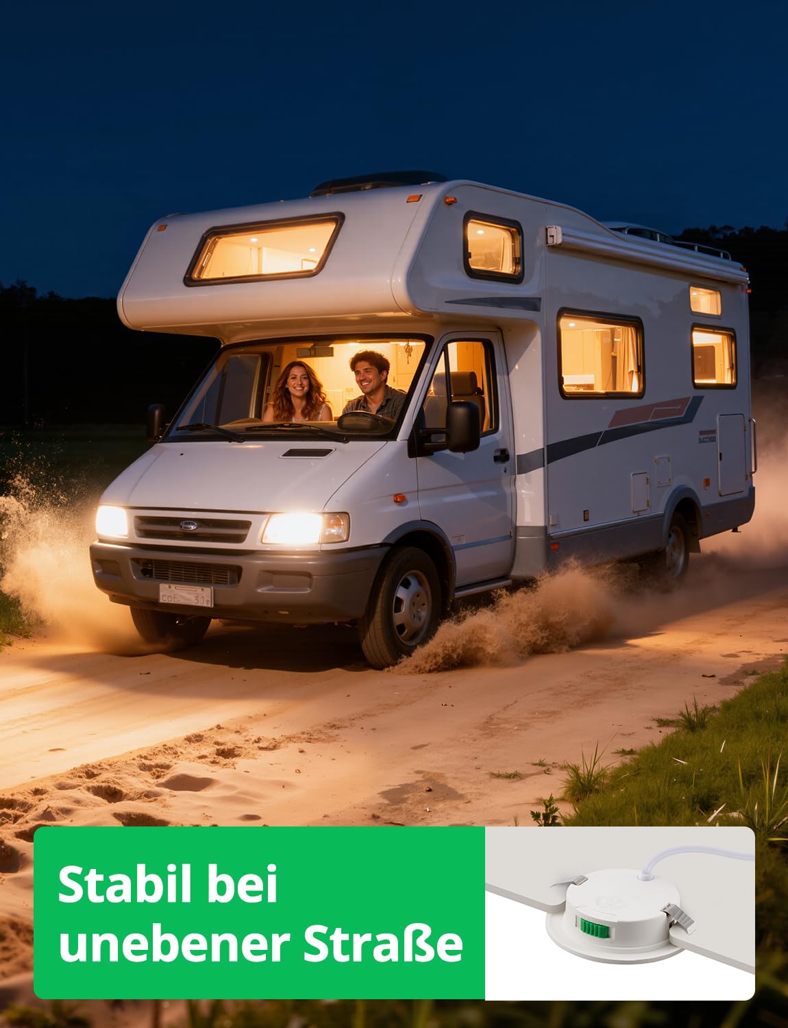 BOJIM LED Einbaustrahler AC/DC 12V Spots Wohnmobil, 55mm 58mm 60mm Lochmass, 4W IP44 Wasserdicht Einbauspot Slim, Warmweiß Neutralweiß Kaltweiß Einbauleuchten, Möbeleinbauleuchte für Camper Bad, 6er