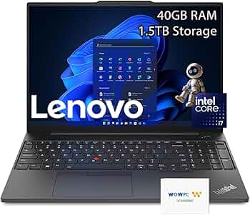 Amazon.com: Lenovo ThinkPad High-End 16
