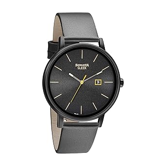 Sonata Analog Black Dial Mens Watch-7131NL04