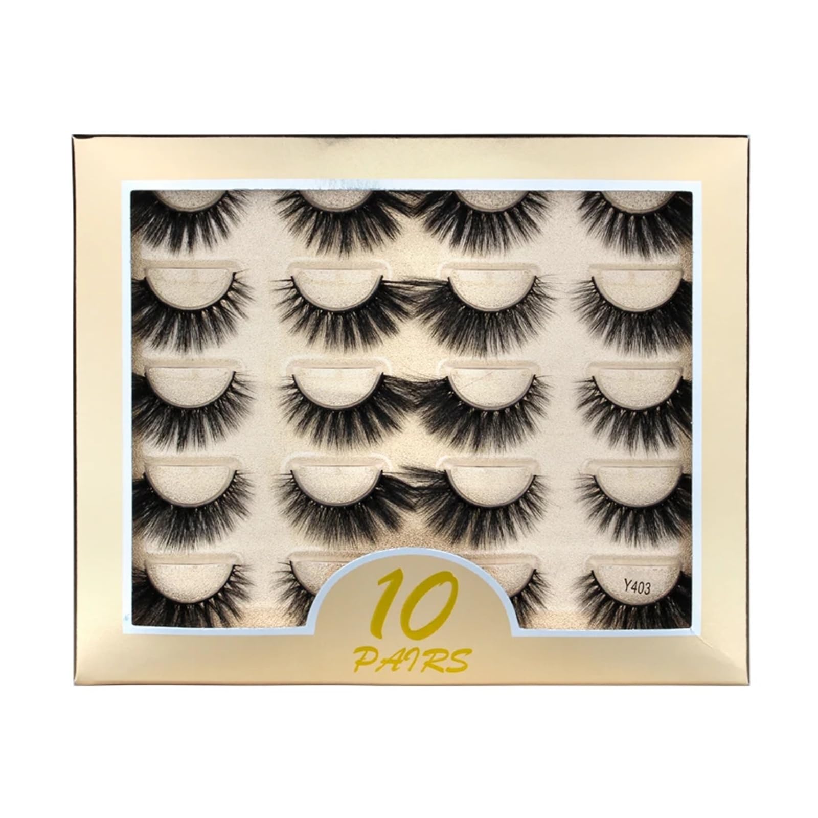 UAMOU Faux Mink Eye Lashes Mix 28 Styles Natural Soft False Eyelashes Fluffy Volume Handmade Faux Cils Makeup