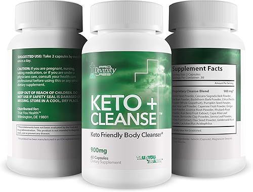 Miniatura 4 de Pro Divinity Labs KETO + CLEANSE - Limpiador corporal premium apto para dieta cetogénica con ingredientes a base de plantas para promover la salud