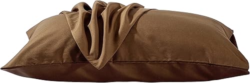 Miniatura 10 de EvoLive Juego de 2 fundas de almohada de microfibra cepillada ultra suave con cierre de sobre (tamaño estándar de 20 x 30 pulgadas, color naranja)