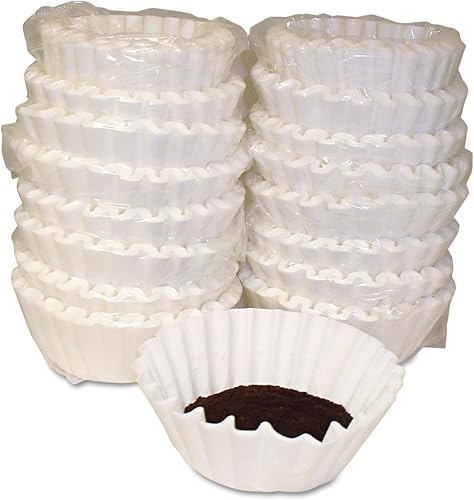 Melitta Filtros de café con cesta de 12 a 15 tazas, color blanco, 800 unidades