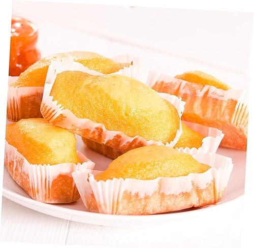 Miniatura 6 de Cabilock 2000 tazas ovaladas para hornear, desechables, de papel, para tartas, alta temperatura, resistente al aceite, para magdalenas, pasteles,