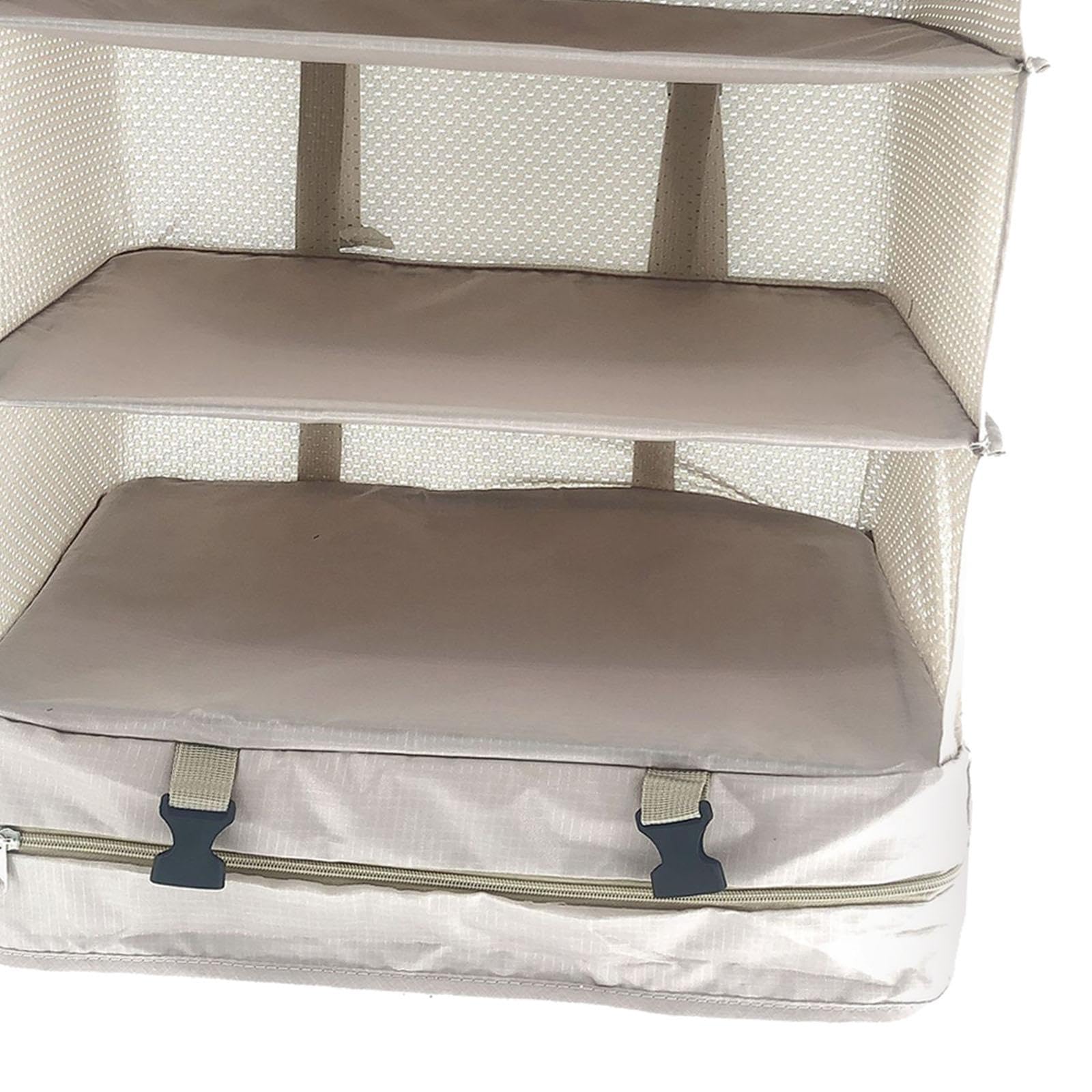 Organisateur de Suspendu à 3 Compartiments, Sac de Rangement Peu Encombrant, Idéal pour Les Chambres, Les Résidences étudiantes, Les Camping-, Je