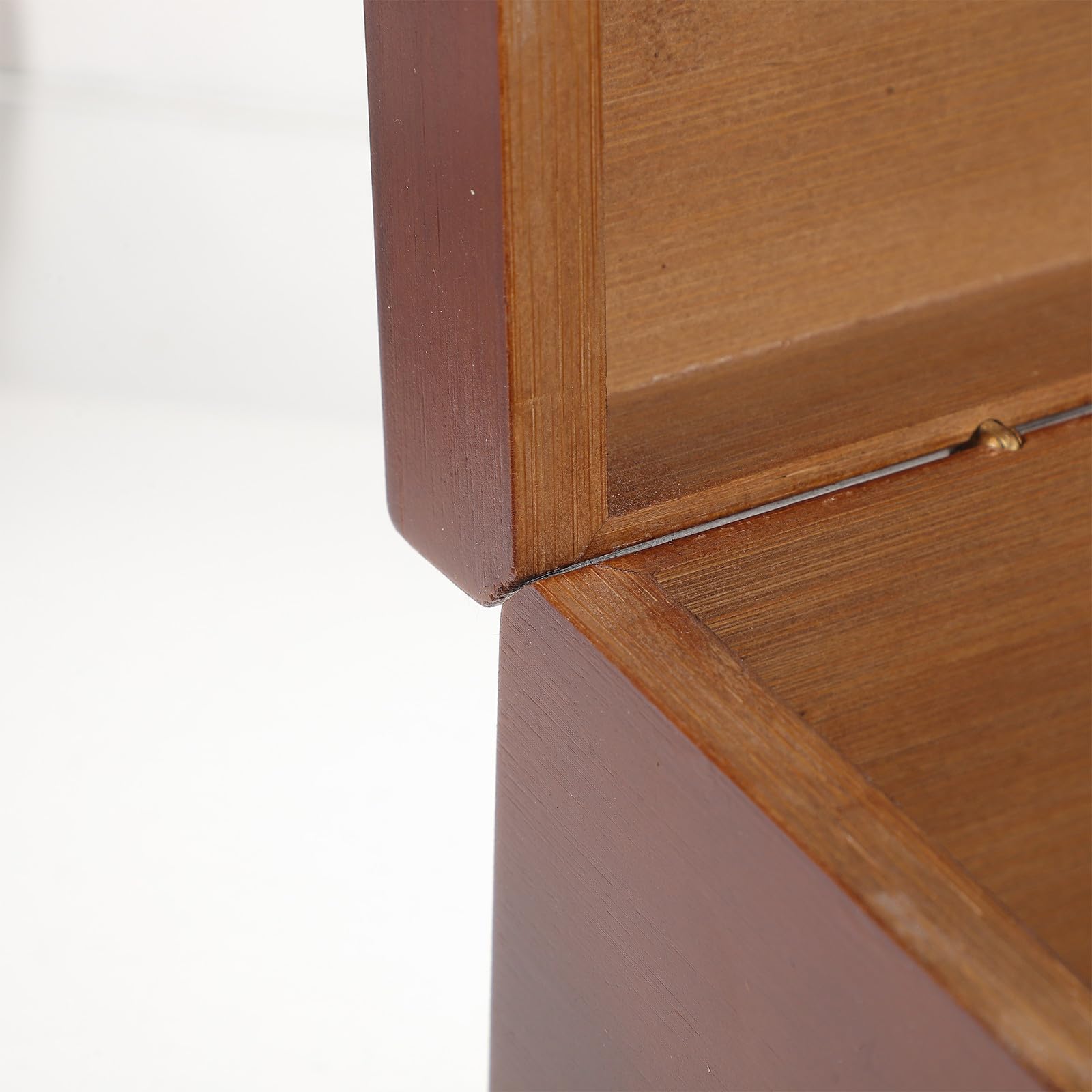 Beavorty Scatola di Legno Porta Oggetti Vintage per Gioielli e Tavolo