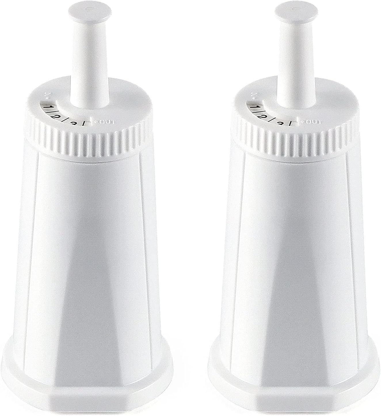 2 Pack Replacement Water Filter Compatible with Breville Sage Claro Swiss For Oracle Barista Bambino Espresso Coffee Machine, Part #BES008WHT0NUC, SES 990/980/ 500/878/ 875/880/ 920/810