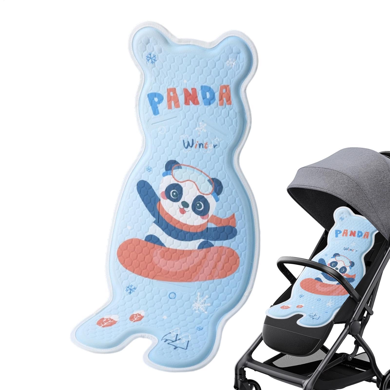 Cuscinetto Rinfrescante Seggiolino Auto,Fodera Traspirante Effetto Ghiaccio per Seggiolino Auto Bambini,cuscino rinfrescante passeggino | per viaggi all'aperto, spiaggia, campeggio, , sedia, altalena