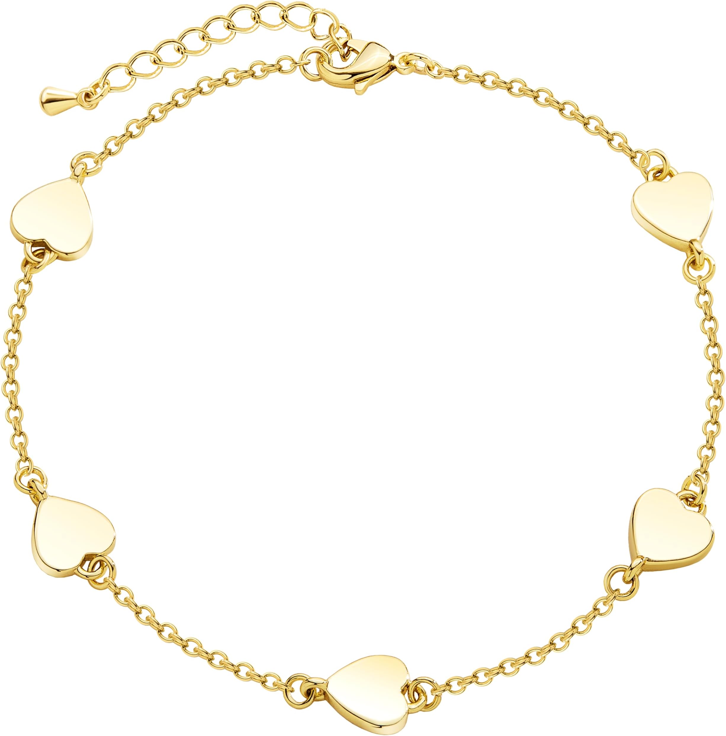 Easter Basket Stuffers Gold Jesus Cross Bracelets for Women Trendy, 14K Dainty Gold Plated Starfish & Seashell Charm Bracelets for Women Bulk, Christian Baptism Gifts for Women Mom Her