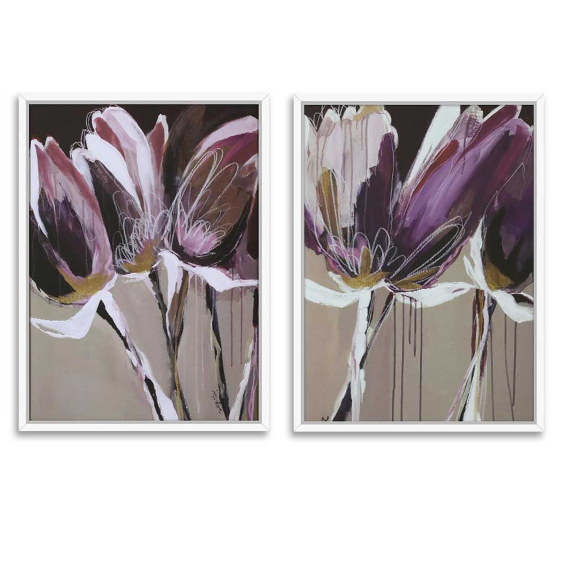 Boho Canvas Art Set - 2 Abstract Wall Paintings -14 Boho Canvas Art Set - 2 Abstract Wall Paintings -14
