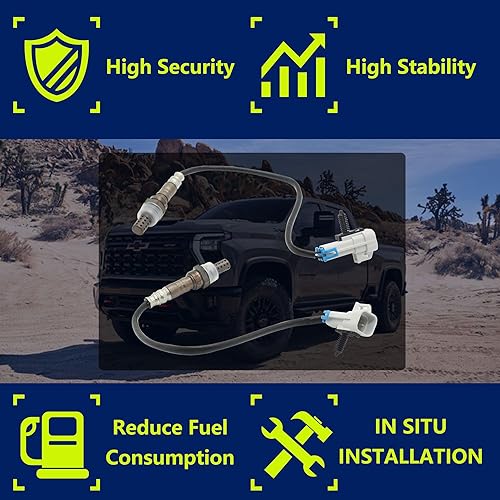 Miniatura 4 de Sensor de oxígeno O2 aguas arriba compatible con Buick Enclave Rainier Chevrolet Corvette Silverado Impala Suburban Tahoe GMC Sierra 1500 2500 3500