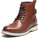 Bruno Marc Men's Motorcycle Combat Dress Boots Casual Ankle Boots