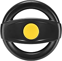 Vista 12 de Accmor Juguete para volante de cochecito, volante simulado para cochecito, carritos de compras, carrito universal desmontable de simulación