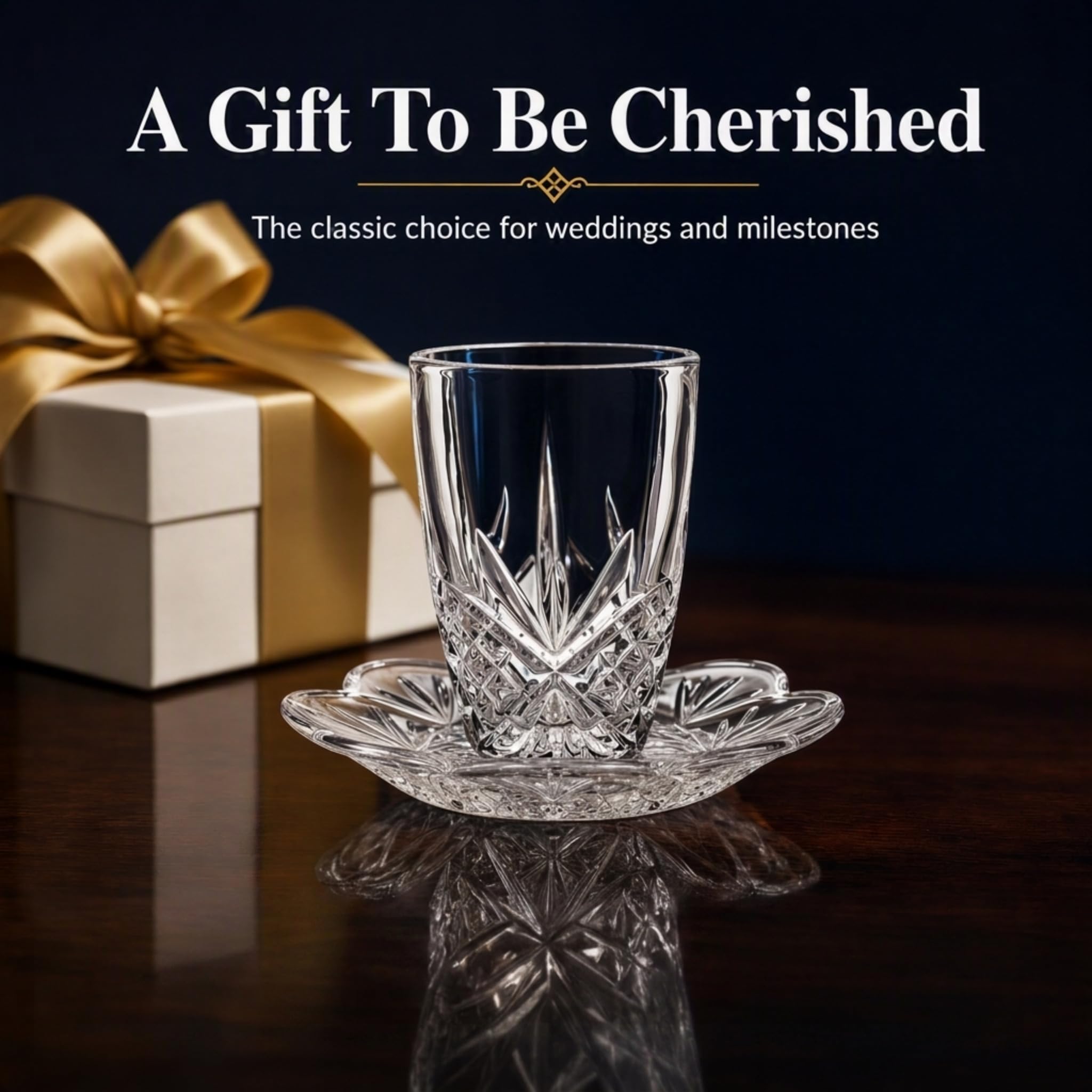 Godinger Dublin Kiddish Set - Elegant Giftware -6