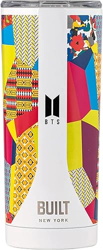 BUILT x BTS - Vaso de acero inoxidable con aislamiento al vacío de doble pared, 20 onzas, Beyond the Scene
