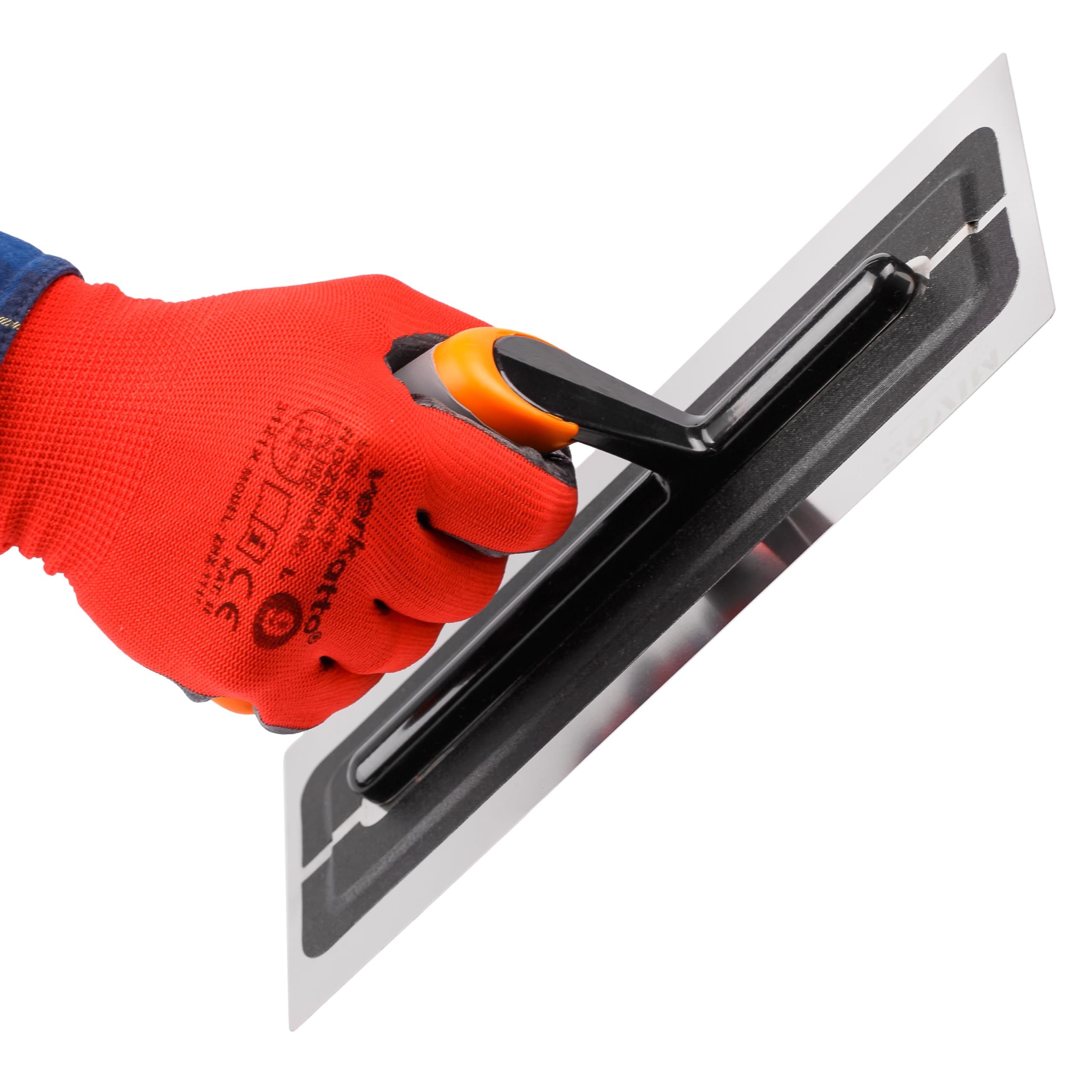 MIVOS Premium smoothing trowel made of high-quality stainless steel, 280 x 110 mm, professional smoothing wheel, smoother - Image 4
