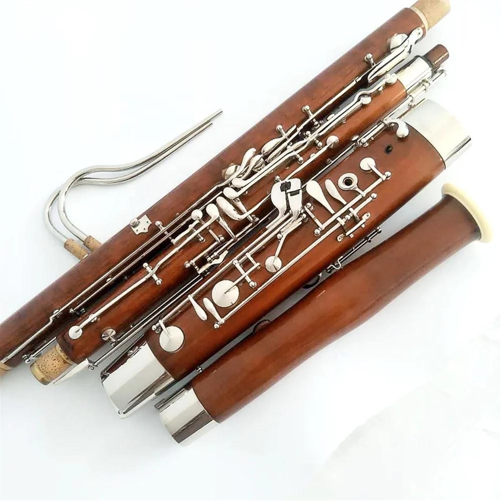 25 Tasti C Tono Fagotto Strumenti A Fiato Corpo In Legno Di Acero Tasti In Nichel Argento Fagotto Con Custodia Fagotto Per Principianti