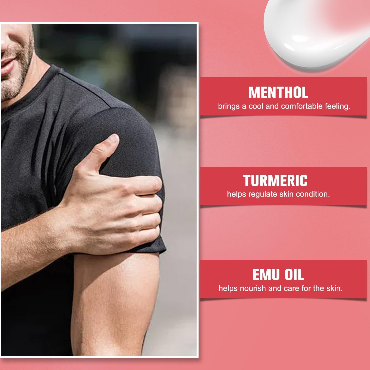 2pcs Joint Purple Gel,Soothing Massage Cream, Joint Relief Massage Rapid Cream, Suitable for Knee, Lumbar, Neck, Hand and Foot - Image 4